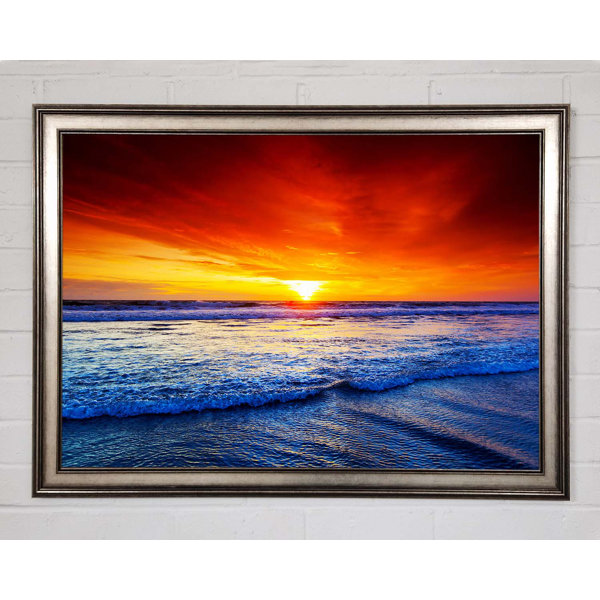 Haus Am Meer Gerahmtes Bild Fierce Ocean Skies Wayfair De